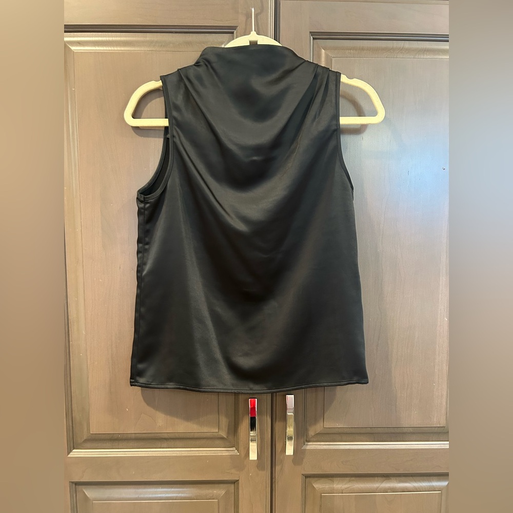 The Noli Shop Mara Silky Top in Black, Size XS - Picture 4 of 9